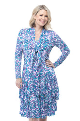 Claire Cardigan - Turquoise Leopard - CARINE